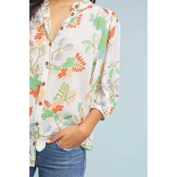 Maeve By Anthropologie Kalapana Blouse - Picture 2 of 7